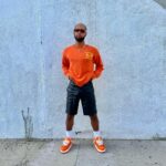 Warren Egypt Franklin Instagram - In my Louis peppa steppas 🧡 📸: @philemonchambers Los Angeles, California
