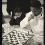 Will Smith Instagram - Me ‘n @treysmith0011 playin’ chess back in the day…and yes, the ascot makes me play better ;-)