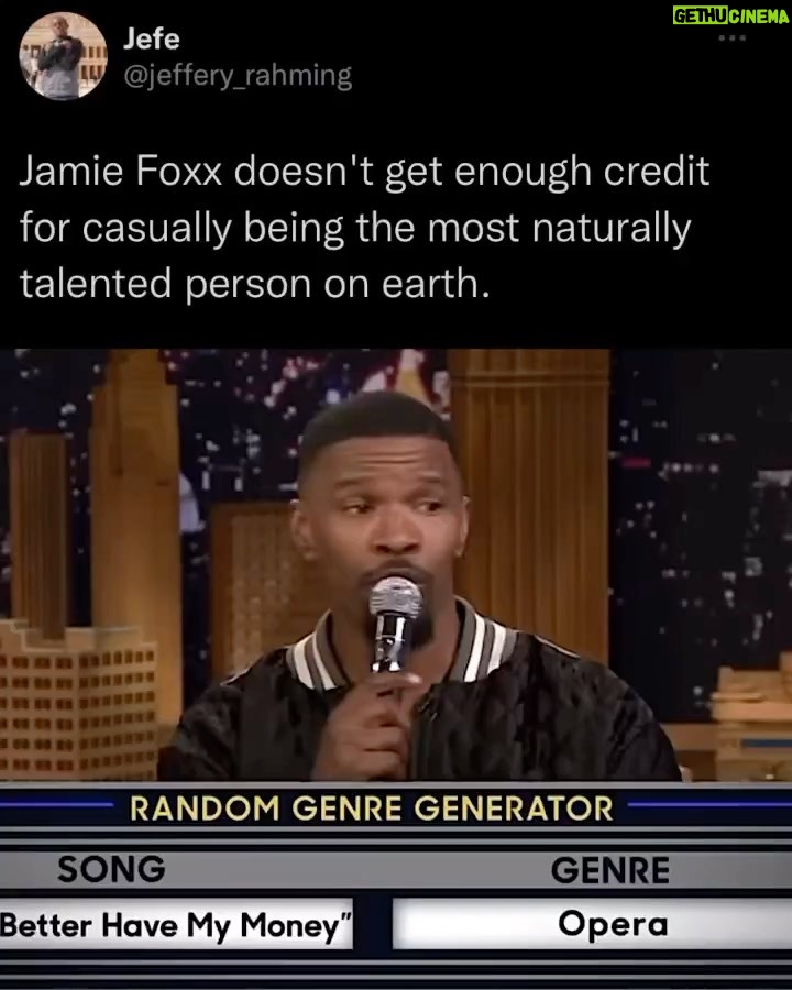 Will Smith Instagram - @iamjamiefoxx is a BEAST!!! Singer, Actor, Comedian — THE TRUTH! via @certifiedthrowback