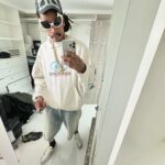 Wiz Khalifa Instagram - Left the strip club wit ones in my balenci hood