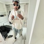 Wiz Khalifa Instagram - Left the strip club wit ones in my balenci hood