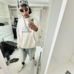 Wiz Khalifa Instagram - Left the strip club wit ones in my balenci hood