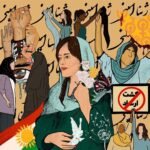 Yasmine Aker Instagram - “Silence is how we support the oppressors. So we must amplify their voices,” says Iranian actress Yasmin Aker based in Los Angeles. Protests erupted nationwide in Iran on September 19th after the killing of 22-year-old Mahsa Amini by government’s ‘morality police’. “This is not a stand alone event. Women are routinely brutally beaten, routinely tortured, routinely ripped out of their families hands, taken into vans and taken to these reeducation sites.” Women are cutting off their hair and burning their headscarves to protest against the regime and call for the freedom of women. Here are some accounts to follow for latest updates: @golfarahani @from____iran @middleeastmatters @masih.alinejad @radiofarda @1500tasvir @sahar_ghorishi.x Illustration by @sahar_ghorishi.x #MahsaAmini #Mahsa_Amini #SayHerName #WhatsHappeningInIran #Iran #sayhernamemahsaamini #justiceformahsaamini