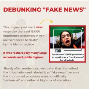 Yasmine Aker Instagram - The Islamic Republic has mass executed their own citizens in the past and would likely do it again. Diverging from this narrative is dangerous and damaging to the Iranian people fighting for freedom. 

Post made by:
@persianswithpurpose 
@donya.delsouz 
@alsoknownas.e 

#freeiran #womanlifefreedom #mahsaamini #zhinaamini #مهسا_امینی