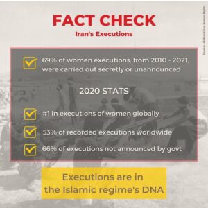 Yasmine Aker Instagram - The Islamic Republic has mass executed their own citizens in the past and would likely do it again. Diverging from this narrative is dangerous and damaging to the Iranian people fighting for freedom. 

Post made by:
@persianswithpurpose 
@donya.delsouz 
@alsoknownas.e 

#freeiran #womanlifefreedom #mahsaamini #zhinaamini #مهسا_امینی