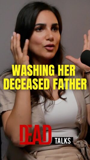 Yasmine Aker Instagram - Washing the body of her dead father. A Middle Eastern Funeral Tradition on episode 117 with @iamyasi. #funeral #culture #middleeast #griefandloss