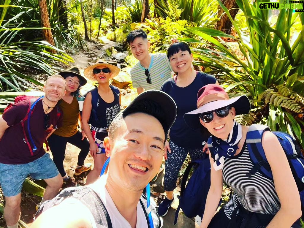 Yumi Stynes Instagram - Glowing up 😎 in nature 🏞️ Also - sorry everyone for screaming so much and so continuously when I got in the water, I thought it was a competition