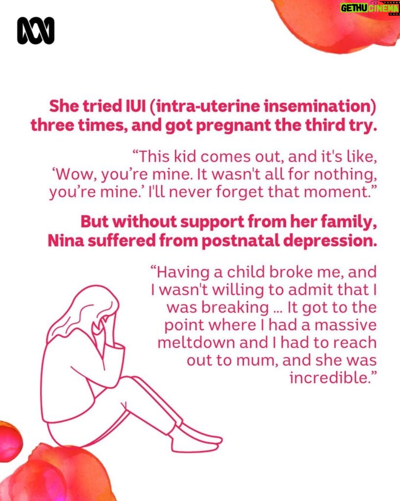 Yumi Stynes Instagram - ⚠️ TW: Mental health issues   What if you’re desperate to become a mother, but baby-making just hasn't happened for you?    On the ABC podcast, Ladies, We Need To Talk, Yumi Stynes meets women who have given the middle finger to the nuclear family and become solo mums, by choice.    Hear the full episode in the @abclisten app.    And if this raises any issues for you, reach out for help: 🔹 Lifeline on 13 11 14 🔹 Beyond Blue on 1300 22 46 36 🔹 Headspace on 1800 650 890 🔹 QLife on 1800 184 527   #Parenting #Family #Children #SoloParenting #IVF #Fertility #ABC #RN #LadiesWeNeedToTalk