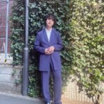 Yutaro Instagram - 『Love Will Tear Us Apart』 本日公開！舞台挨拶も行いました！久しぶりにみんなに会えて嬉しかったな〜☺️🫶🏻 全国順次公開なのでみんなの元にも届きますように。何卒！ 久しぶりに紫セットアップ着てみた、靴もお気に入りなのです。 北川蒼太役ゆうたろう