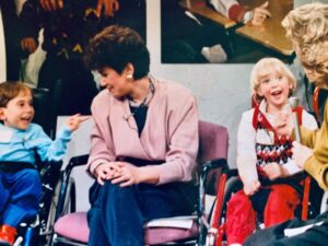 Zach Anner Instagram - Proving once and for all that I’ve always been most comfortable on camera with a mic in my face! #tbt #telethon