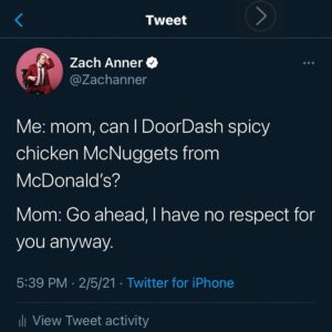 Zach Anner Instagram - Savage, @susan.anner. Absolutely savage.