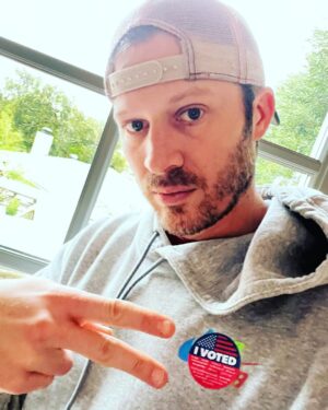Zach Gilford Instagram - #vote