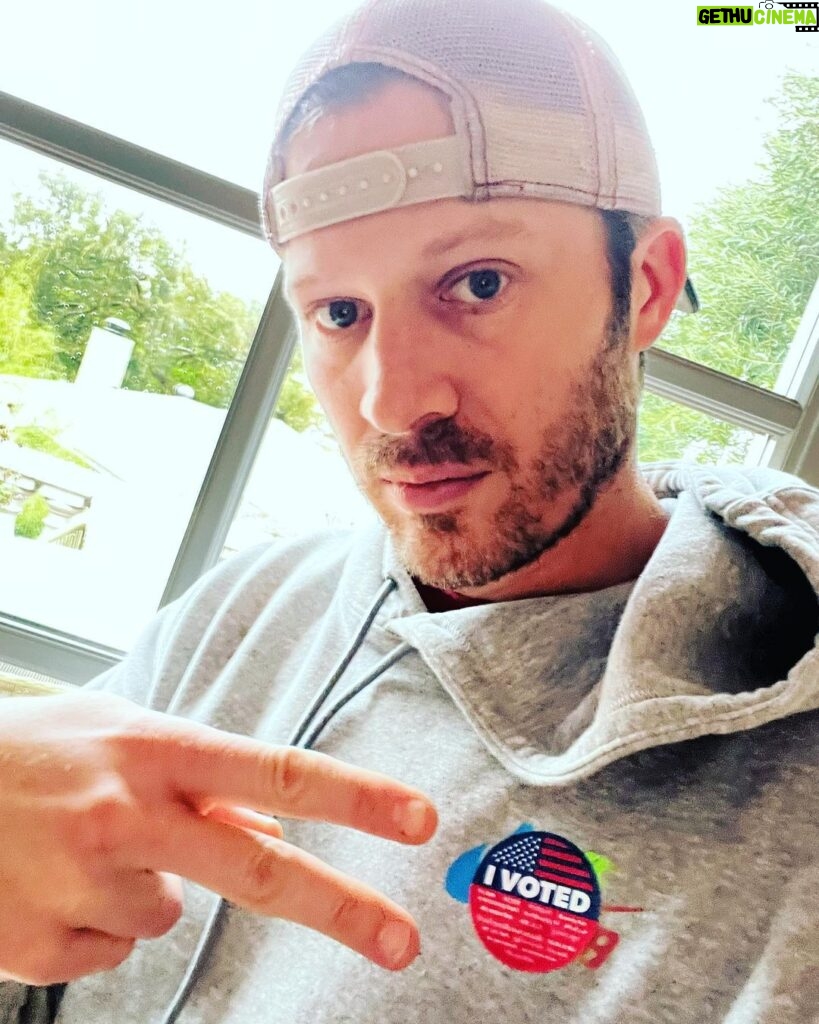 Zach Gilford Instagram - #vote