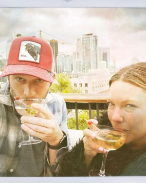 Zach Gilford Instagram - Thank you to @sanchomonsto for 10 years of “sexy-tinis” and @properhotels for taking such good care of us. Last but not lease @khruangbin for the sexy soundtrack to the “sexy-tinis” oh and thanks to @goorinbros for the hat!