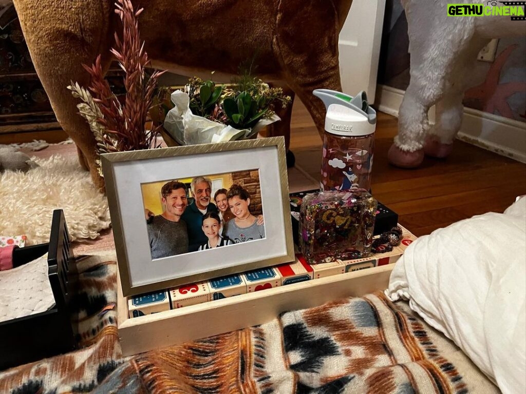 Zach Gilford Instagram - Is it weird that my real life daughter keeps making shrines to my fake family?