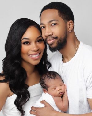 Zakiyah Everette Instagram - My little family 🤍🤎 Can you tell how excited Harlem is ? 🥹