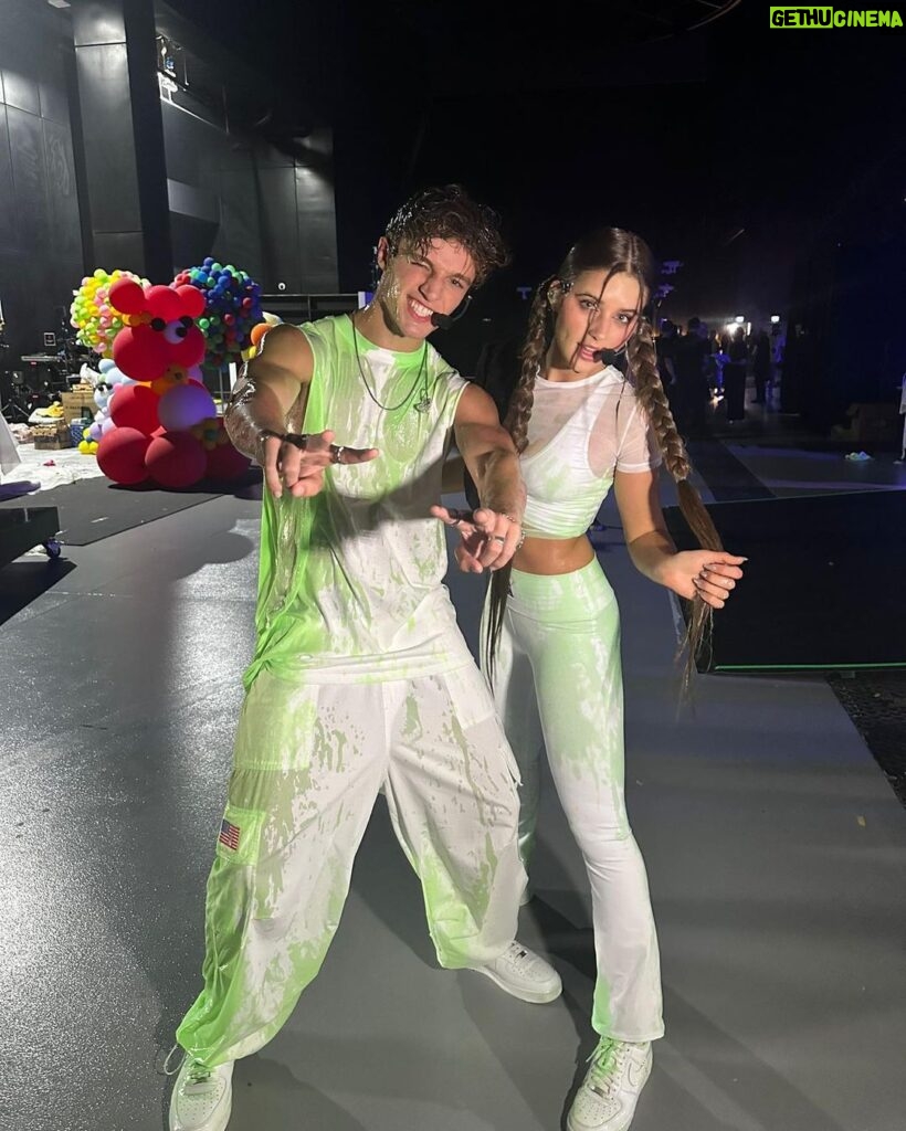 Zane Carter Instagram - my inner child is finally at peace thank you @nickelodeon.arabia @nickelodeon for letting us perform and present an award, thank you to the wonderful crew who made the night so special, I’m so proud of the results and everyone involved. I can finally say I’ve been slimed Etihad Arena
