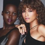 Zendaya Instagram - @lancomeofficial Teint Idole campaign beside the most gorgeous @lupitanyongo 💫