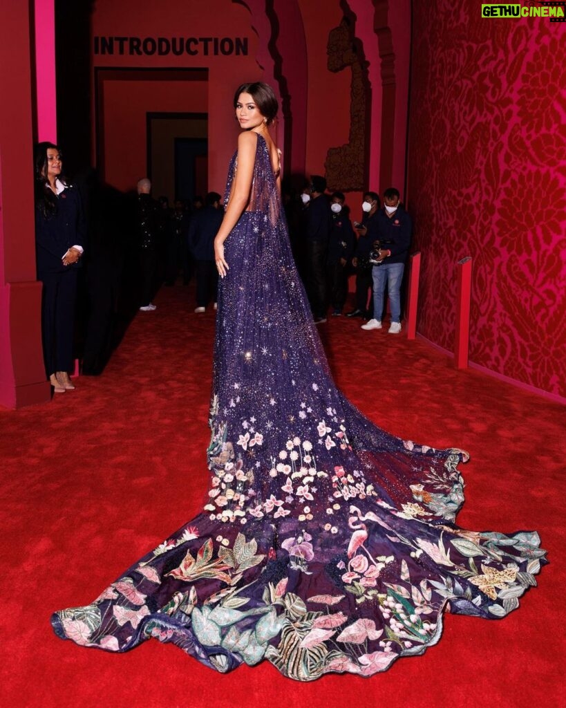 Zendaya Instagram - I had the most extraordinary night celebrating @nmacc.india Thank you Mumbai for the warmest and kindest welcome. And to @rahulmishra_7 for your beautiful creations, it was an honor for @luxurylaw and I to wear your work yet again♥️