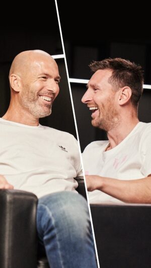 Zinédine Zidane Instagram - a 🔟 / 🔟 conversation. 
una conversación 🔟 / 🔟. 

go watch the full video via link in bio. 🔗