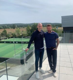 Zinédine Zidane Instagram - Thanks for coming David. Nice to see you at @Z5sport !
