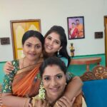 sathya sai krishnan Instagram - Girls squad❤️🧿 @haasiniofficial @nirosha_radha #serial #vijaytelevision #vijaytv #vijaytvserial #reels #likes #trendingnow #trending #shootlife #love #pandianstores #ps2 #bigboss #hotstar Chennai, India