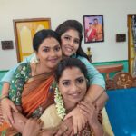sathya sai krishnan Instagram - Girls squad❤️🧿 @haasiniofficial @nirosha_radha #serial #vijaytelevision #vijaytv #vijaytvserial #reels #likes #trendingnow #trending #shootlife #love #pandianstores #ps2 #bigboss #hotstar Chennai, India