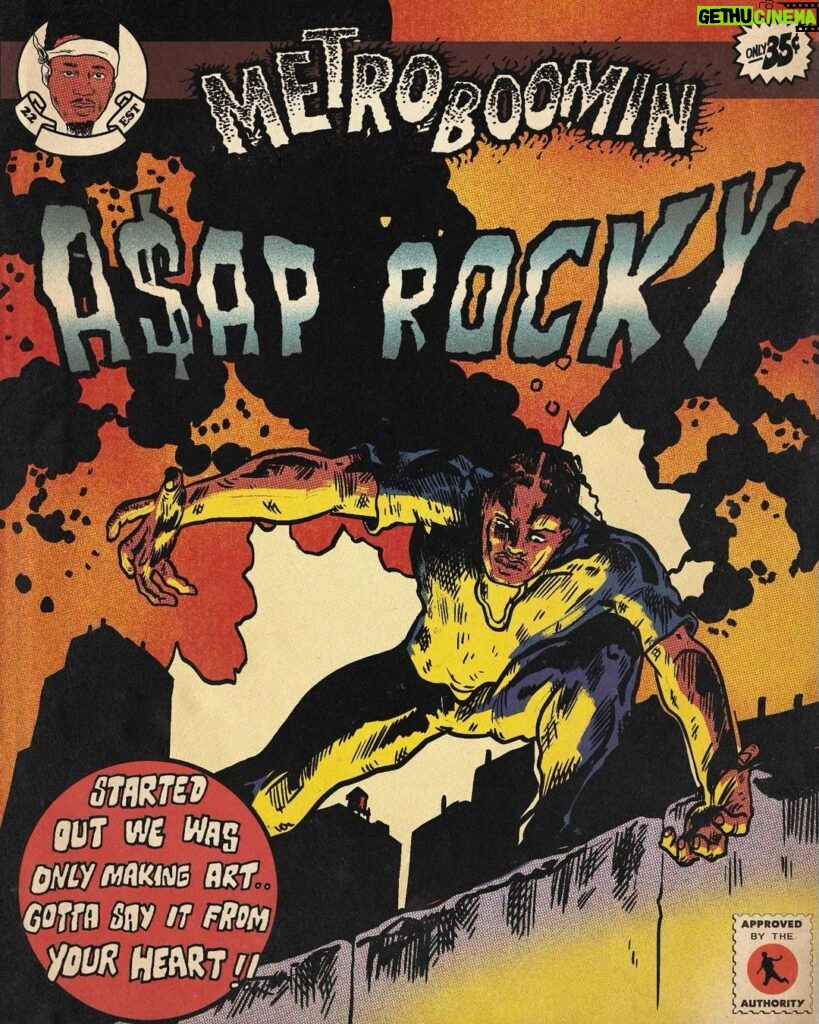 A$AP Rocky Instagram - ALBUM OF THE YEAR!!! I FEEL HONORED TO BE APART OF THIS PROJECT. @METROBOOMIN YOU MY BROTHER. I CAN ONLY THANK YOU FOR LINKING ME AND TAKEOFF. REST IN PEACE TO THE ROCKET.