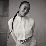 AJ Odudu Instagram - Can’t believe the word “Slay-J” has been immortalised in British Vogue forever and that what my mum says, goes. 👑🇳🇬✨ . Thanks for a beautiful interview @kerrymcdermott & a glorious shoot @benwellerstudio 🥰 Special thanks to @edward_enninful @gileshatterslay & @oemarks ✨ . The February issue of @britishvogue featuring my full interview is out now. 👊🏿💥 London, United Kingdom