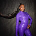 AJ Odudu Instagram - Serving Tinky Winky realness. 💜✨ Catch me tonight at 10 on ITV2 for @bbuk Late & Live. ✨ #BBUK The Big Brother House