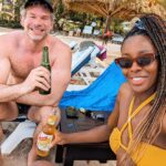 AJ Odudu Instagram - Blue Skies, blue waters and beautiful vibes. 🌴☀️ Jamaica was the best way to start the year! 🇯🇲💚 Ocho Rios, Jamaica