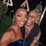 AJ Odudu Instagram - Sleigh-J Season! 💃🏿🎄🎊 Tonight’s Christmas special is Blankety Blank on BBC One and BBC iPlayer. See you at 9pm. 🥰🤶🏿 United Kingdom