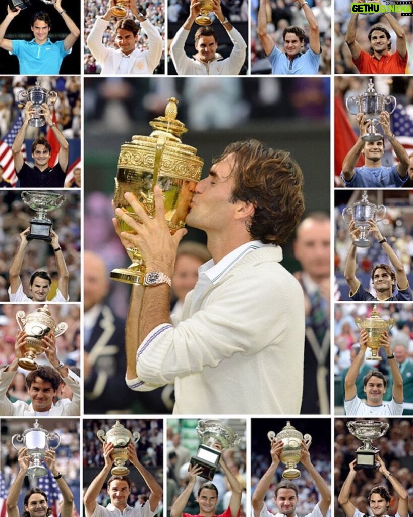 Aadi Saikumar Instagram - The reason i started watching tennis can’t believe it’s a good bye champ thank u for the memories ❤️🤗 @rogerfederer 🙏