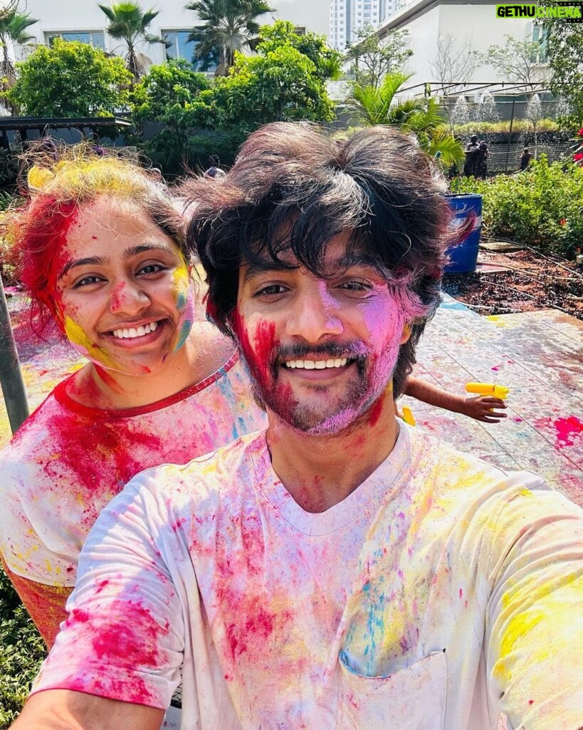 Aadi Saikumar Instagram - Happy holi #happyholi