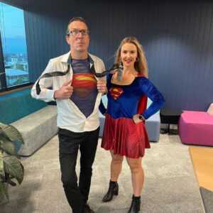 Abby Coleman Instagram - Who doesn’t love a dress up?! #heroes4heroes Day @b105brisbane @qldses