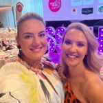 Abby Coleman Instagram - Another amazing event by @smallsteps4hannah for #IWD2023 It’s an honour to support people who are truely making a difference to the DV narrative in Australia. A pleasure to MC together with the powerhouse @margaux_parker…. Not so happy to stand next to the beautifully tall latest ambassador in the last pic!!…. I’m getting platforms next time @lululemans Love you @suzzie61 @greyclarke @fortunasocarrie @_tish_byram Cloudland