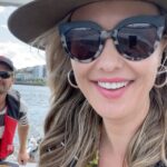 Abby Coleman Instagram – Perfect Day for Brisbane River Boat Ride 🚤 Breakfast Creek, Queensland, Australia