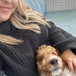 Abby Coleman Instagram - Me: I’m so busy at the moment I don’t have time to fit in anything more Also me : I’ll cuddle and play with the puppy aka my favourite child for the next four hours