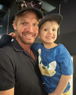 Abby Coleman Instagram - And just like that Koa bear is 5! We thought we knew what suborn was until you came along but our smart beautiful boy we couldn’t love you anymore than we do.  May your year of being 5 be filled with all your favourite things- wrestling with your brothers, running races, football, swimming, tennis, basketball and cricket and lots of your best hugs and funny sense of humour. We love you 🥰