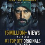 Abhishek Bachchan Instagram – This is amazing!!!
Thank you all so much for the love. More than 15 million views till date and no.1 on the OTT charts for the last 2 weeks!
Inspires me to work even harder. 🙏🏽🤗 
#breatheintotheshadows India