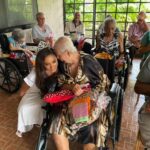 Aché Abrahams Instagram - Got to spend my day today spreading some Christmas cheer at V’s resting home for the elderly❤️. I absolutely enjoyed listening to their stories, getting to know them and singing Christmas songs together. It’s easy around this jolly time to forget that there are some people out there who aren’t so jolly. I always advocate for the importance of mental health and that includes for our vulnerable elders as well. Please remember to check in with your grandparents or even the elderly neighbour who may be spending Christmas alone. It was such a great pleasure to make these beautiful people smile today and I’ll be checking in with them again in the new year 🥰