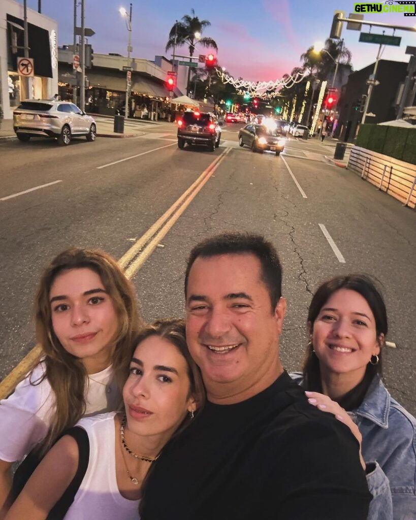 Acun Ilıcalı Instagram - With my angels in the city of angels Los Angeles, California