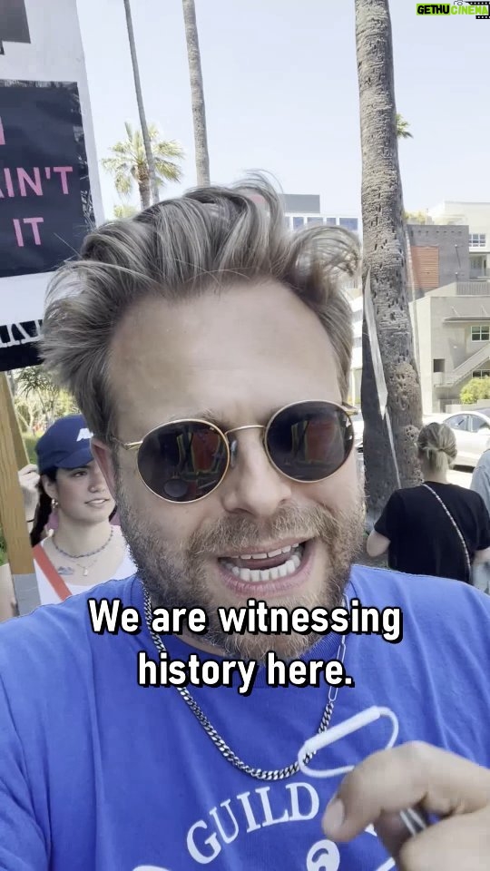 Adam Conover Instagram - We've won before, and we'll win again. Union solidarity FOREVER