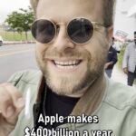 Adam Conover Instagram - Would you pay $3500 for an Apple Vision Pro with nothing to watch? Apple, come back to the table and make a FAIR DEAL #WGAStrong