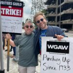 Adam Conover Instagram - Scenes from last week’s picketing. So inspiring to have so many workers from other unions (@animationguild! @iatse!) and local businesses giving us support. ❤️🪧❤️