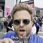 Adam Conover Instagram - In case you didn't know already, here's the quick rundown on why writers are striking! Let's get the word out for anyone who's still confused: this is about the survival of writing as a career #WGAStrong
