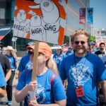Adam Conover Instagram - Incredible vibes this week as 5000 writers and union siblings rallied together for a fair share of corporate profits. Eight weeks in and we’re bringing the same energy we did on day 1, and that is why we will WIN! #wgastrong 📸 by @toni.reinaldo Los Angeles, California