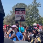 Adam Conover Instagram - Incredible vibes this week as 5000 writers and union siblings rallied together for a fair share of corporate profits. Eight weeks in and we’re bringing the same energy we did on day 1, and that is why we will WIN! #wgastrong 📸 by @toni.reinaldo Los Angeles, California