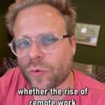 Adam Conover Instagram - Is remote work really bad for the economy? Let's look at some data covering the pandemic period to try and figure it out.