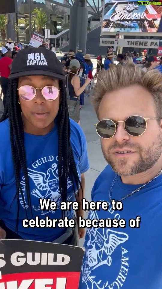 Adam Conover Instagram - Fight together, win together! Thank you all SO MUCH for your support at NBCU!
